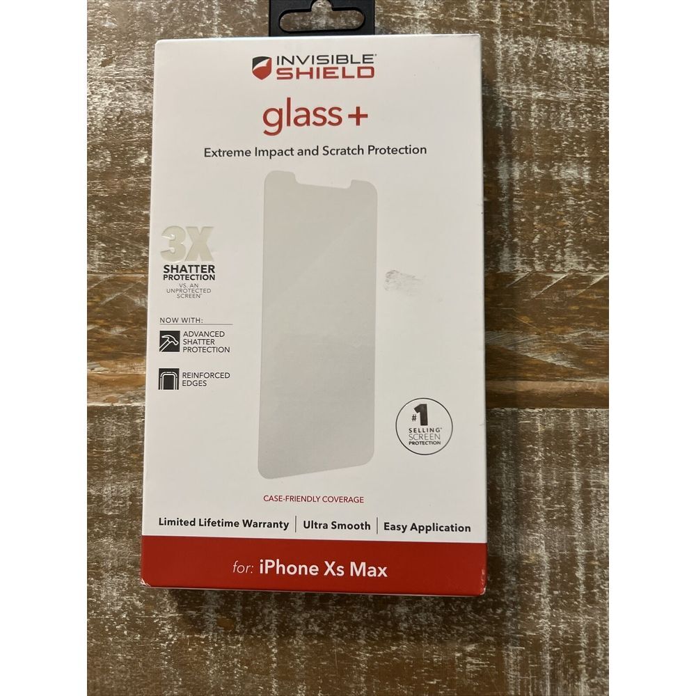 Zagg Invisible Glass+ Extreme Impact and Scratch Protection Apple iPhone Xs‎ Max